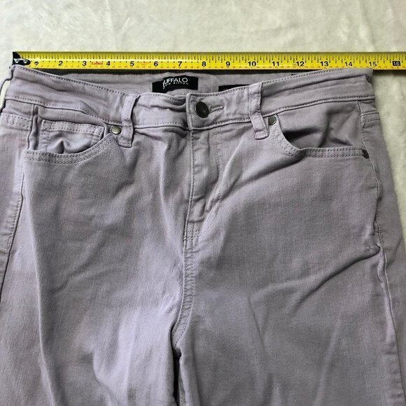 Buffalo David Bitton "Aubrey" Lilac Ankle Grazer Jeans 10 - Picture 6 of 9